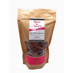 Palets de chocolat sans Sucre Lait