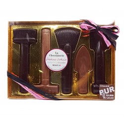 Les outils de Jardin en chocolat