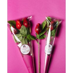 Rose en Chocolat noir