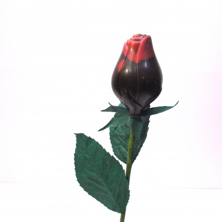Rose en chocolat noir
