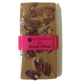 Tablette Chocolat Blond Noix de Pécan