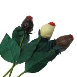 Bouquet de 3 roses en Chocolat